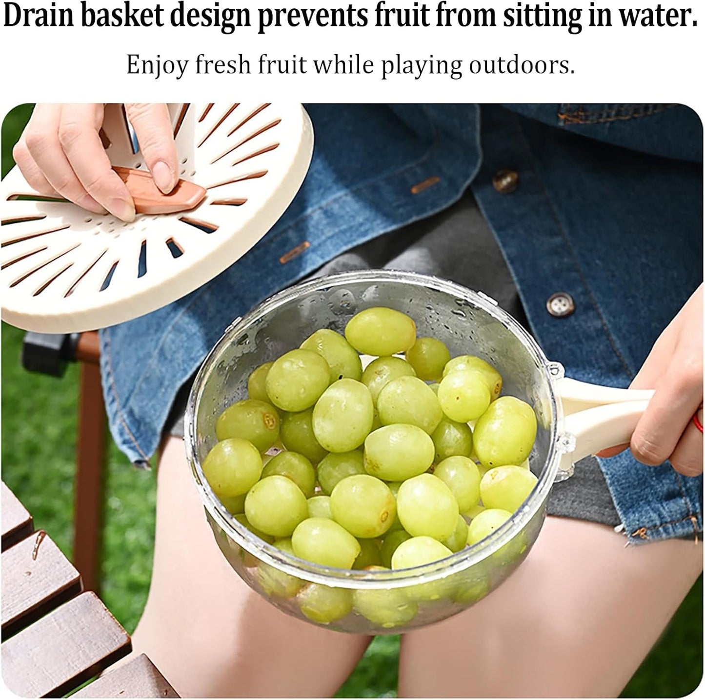 Multi-Functional Vegetable & Fruit Cleaning Basket | Folding Drainage & Storage Box | Fresh-Keeping Kitchen Filter Container